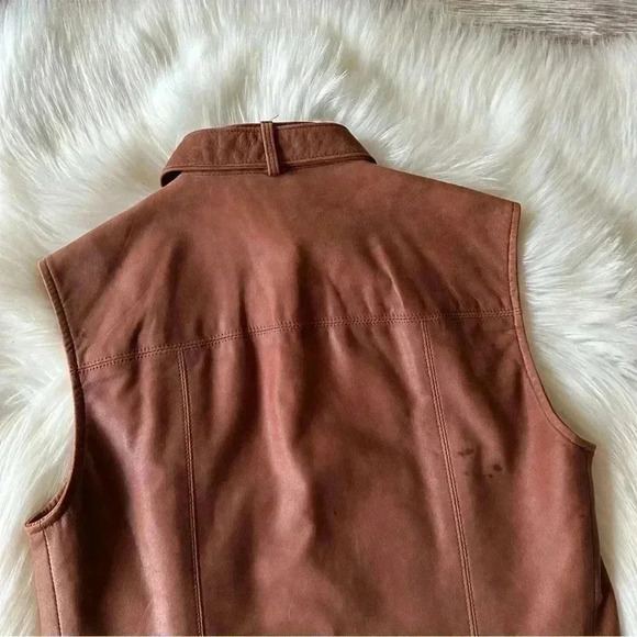 Korks Michael Kors Genuine Leather Vest - Picture 7 of 8